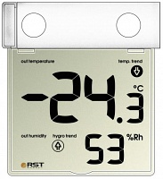Термометр-гигрометр цифровой оконный на липучке RST 01278