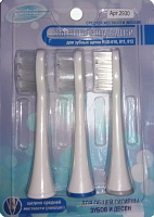 Сменные насадки средней жесткости для зубной щетки Donfeel HSD-010 (арт. 2930)