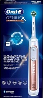 Электрическая зубная щетка Oral-B Genius X, rose gold (D706.513.6)